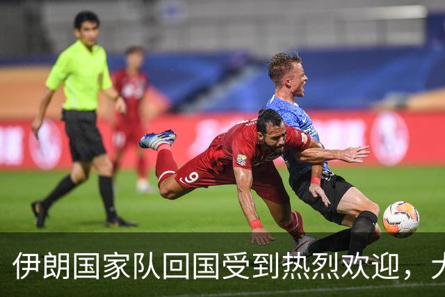 伊朗国家队回国受到热烈欢迎，大批球迷接机